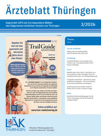 Titelbild der Ausgabe Mrz 2026 des &Auml;rzteblattes